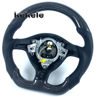 Volante de Fibra de Carbono para Volkswagen MK4 Golf 4, Compatible con Bora Jetta4 Passat B5 R32, Base Plana, Alta Calidad, Personalizable
