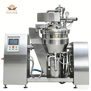 Mezclador Emulsionante al Vacío, Línea <span class=keywords><strong>de</strong></span> Producción Automática <span class=keywords><strong>de</strong></span> Queso para la Elaboración <span class=keywords><strong>de</strong></span> Mayonesa, Ketchup, Cheddar y Mozzarella, Equipo <span class=keywords><strong>de</strong></span> Procesamiento - Product Image 1