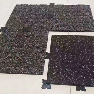 Tapis de sol emboîtables antidérapants et résistants à l'eau en caoutchouc 50x50cm, design européen pour parcs et entrepôts - Product Image 3
