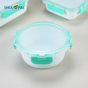 Tempered 6 cái nhà bếp Vòng Opal Glass kín bữa ăn thực phẩm <span class=keywords><strong>container</strong></span> Set Hộp Ăn Trưa với PP nắp lưu trữ công cụ phụ kiện cho bán - Product Image 1
