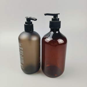Vide <span class=keywords><strong>Bosto</strong></span> 500ML givré ambre douche shampooing Lotion bouteille/rechargeable distributeur bouteille voyage emballage cosmétique conteneur - Product Image 4