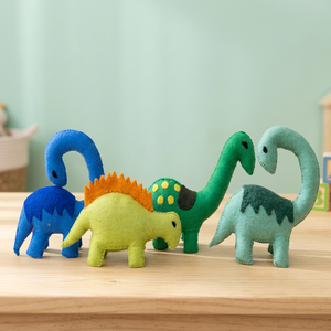 Jouets en peluche doux dinosaures en feutre de laine, le meilleur du Himalaya pour enfants, personnalisables, cadeaux de décoration intérieure, rembourrage en latex, Corée - Product Image 3
