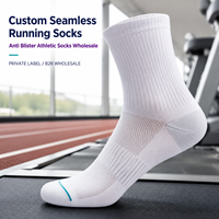 Chaussettes de sport anti-dérapantes pour clubs de fitness, commande personnalisée, avec grip intégré – Vente en gros