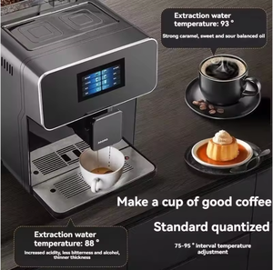 Macchina da Caffè Smart per Ufficio e Casa A10 Semi-Automatica in Acciaio Inox Spazzolato con Serbatoio Grande, Supporta Preparazioni Americane e Italiane - Product Image 4