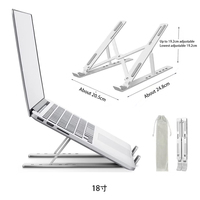 Support ergonomique en acier au carbone pour ordinateur portable pliable, rotatif et réglable de 18 pouces pour téléphone, tablette et ordinateur portable Xowo Brand New