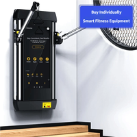 Appareil de musculation intelligent sans fil mural SR avec écran tactile, poids numérique réglable, entraîneur double bras pour entraînement complet du corps à domicile