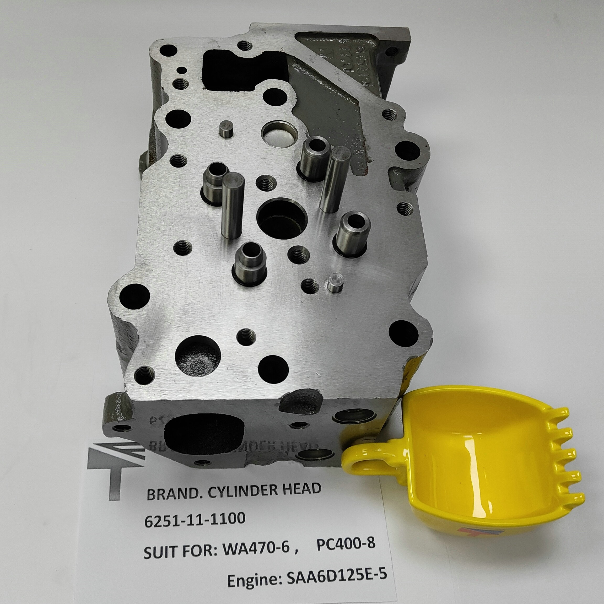 しょ Komatsu Cylinder Head, Bare, 6151-11-1102
