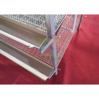 Cage d'engraissement pour poulets à bas prix, 3 niveaux, 6 positions, en acier galvanisé vertical, avec plateau extractible facile à nettoyer