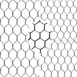 Grillage hexagonal en fer galvanisé lourd, soudé, argenté, pour la construction, le renforcement des murs de protection contre la mer, l'érosion côtière, en rouleau - Product Image 5