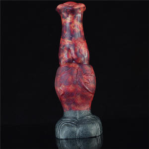 <span class=keywords><strong>Consolador</strong></span> de silicona de <span class=keywords><strong>doble</strong></span> <span class=keywords><strong>uso</strong></span> con forma de Animal de colores mezclados, juguete sexual para adultos, palo de orgasmo para masturbación de pareja - Product Image 6