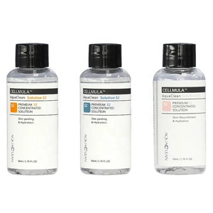 Liquide nettoyant coréen pour appareil d'hydrodermabrasion Aqua Facial, solution de peeling pour la peau, sérum facial, Aqua Clean, 3 pièces, une boîte - Product Image 1