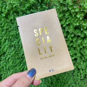 팩 새로운 도착 미국 스타일 12oz 16oz 1kg 핫 스탬프 골드 플랫 하단 커피 패키지 주석 넥타이 도매 커피 가방 - Product Image 3