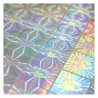 Etiqueta de Garantía Personalizada de Alta Seguridad a Prueba de Manipulación, Hoja de Etiquetas de Hologramas con Logotipo