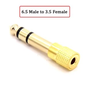 6.35/6.5mm mâle à 3.5mm Audio stéréo/mono <span class=keywords><strong>Jack</strong></span> <span class=keywords><strong>femelle</strong></span> à 2 <span class=keywords><strong>RCA</strong></span> mâle Audio <span class=keywords><strong>Jack</strong></span> connecteur adaptateur convertisseur pour haut-parleur - Product Image 4