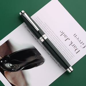 MAJOHN yeni ay 3 koyu yeşim yeşil dolma kalem Metal renk pişirme boya ekstra güzel sanatlar ucu öğrenci kaligrafi kalemi çin'de yapılan çin - Product Image 1