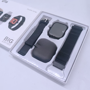 Nuovo Arrivo 2026: Set <span class=keywords><strong>Smartwatch</strong></span> G16 2-in-1, Orologio Intelligente in <span class=keywords><strong>Acciaio</strong></span> Inossidabile con Doppio <span class=keywords><strong>Cinturino</strong></span> e Schermo HD Grande da 2,01 Pollici - Product Image 2
