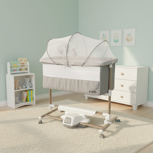 Culla Portatile Kidilo per Neonati, Lettino Co-Sleeping Pieghevole con Sponda, Box per Bambini Adatto ai Neonati TY181 - Product Image 2