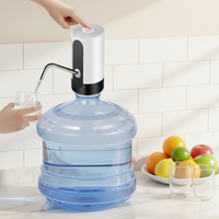 Pompa Air Listrik Otomatis Mini Portabel Isi Ulang Plastik Terbaik untuk Penggunaan Rumah Tangga dan Komersial 016 PUTIH