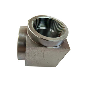 Raccord coudé fileté en acier au carbone DN15 à DN150 pour conduite d'extinction d'incendie haute pression - Product Image 2