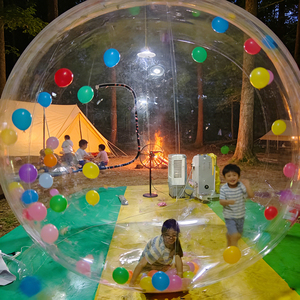 Carpa Burbuja Inflable Portátil <span class=keywords><strong>Airfun</strong></span>, Domo Transparente de PVC para Niños, Cumpleaños, Campamentos al Aire Libre, Eventos, Impermeable para las Cuatro Estaciones - Product Image 1