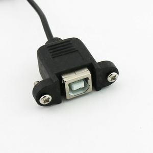 <span class=keywords><strong>Cable</strong></span> de <span class=keywords><strong>Impresora</strong></span> USB 2.0 B Hembra de Montaje en Panel <span class=keywords><strong>a</strong></span> Mini USB de 5 Pines - Product Image 3