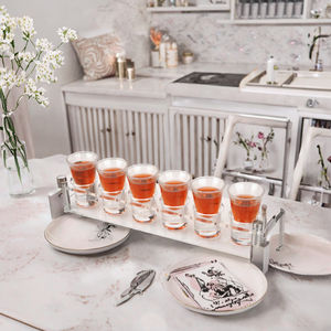 Acrilico Design classico Tequila <span class=keywords><strong>Shot</strong></span> Board con marchio di Roro bicchierini alla rinfusa Bar Baijiu Soju titolare - Product Image 2