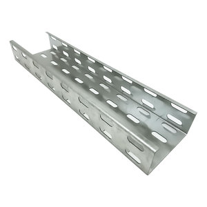 Plateau à câbles en acier galvanisé perforé ignifuge poreux industriel Suolait avec une capacité de 80 pièces - Product Image 1