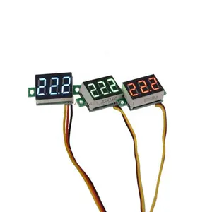 Mini voltímetro Digital de 0,28 pulgadas, 2,5 V-30V, medidor de voltaje, pantalla LED, accesorios electrónicos, voltímetro Digital, nuevo