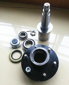 Nouveaux kits de moyeux de 6,5 pouces OE 41060 pour remorques de 7000 lb, accessoires de moyeu de roue libre d'essieu 25580 14125, remplacement/réparation - Product Image 6