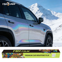 Film de protection de peinture TPU hydrophobe rose nacré métallisé brillant 7,5 mil en rouleau, en stock, vente en gros