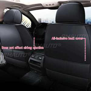 Funda Universal para Asiento Delantero de Coche, de Cuero PU Transpirable, Juego de Cojines, Protector de Asientos de Coche, Accesorios para Coche - Product Image 5