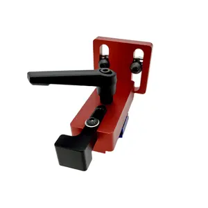 Travail du bois T Track Limiter Mitre Clôture Connecteur En Alliage D'aluminium Mitre Track Stop Block Saw Table Sliding Bracket Chute Limiter - Product Image 5
