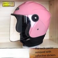 Casque de moto bleu clair personnalisé en usine Peut également être 3/4 Casque de vélo et casques de moto Sécurité