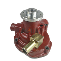Pompe à eau 65.06500-6138 pour moteur Daewoo DH300-5 D1146 - Raccord de sortie en laiton et fonte rouge robuste