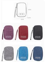 Organisateur électronique, sac organisateur de câbles de voyage, pochette pour accessoires électroniques, étui de transport, sac de rangement à double couche