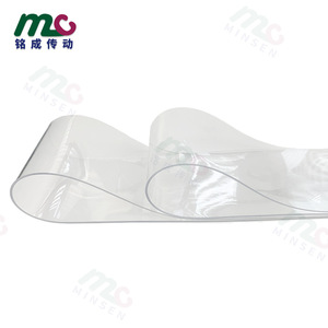 Bande transporteuse transparente en PVC pour ligne d'inspection visuelle, haute clarté et durabilité - Product Image 3