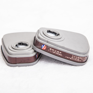 <span class=keywords><strong>Filter</strong></span> kartrid uap <span class=keywords><strong>Gas</strong></span> organik warna cokelat OEM dapat dipakai ulang kualitas tinggi untuk masker <span class=keywords><strong>Gas</strong></span> - Product Image 1