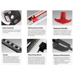 Portes <span class=keywords><strong>de</strong></span> <span class=keywords><strong>garage</strong></span> automatiques en aluminium <span class=keywords><strong>de</strong></span> <span class=keywords><strong>type</strong></span> volet roulant en acier inoxydable EOKO pour villas - Product Image 5