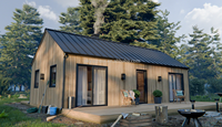 Maisons préfabriquées de haute qualité de conception australienne, maison triangulaire préfabriquée durable, villa, appartements de villégiature