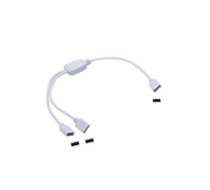 1 femelle à <span class=keywords><strong>double</strong></span> 2 femelle 4 broches Câble Répartiteur LED Connecteur De Bande 2 Voies pour 5050 3528 RVB LED Lumière - Product Image 5