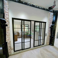 Ventanas Fijas de Acero Francesas Modernas con Aislamiento Térmico, Estándar AU para Uso Exterior, Superficie Acabada