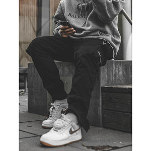 Elastic Waist Cargo <strong>Pants</strong> Men's Summer Thin Nine Points Tie Feet Trousers Loose <strong>Harem</strong> <strong>Pants</strong> Youth Trendy Casual Drawstring <strong>Pants</strong> - Product Image 6