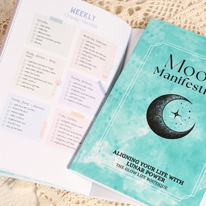 JAI IMAN-Cuaderno de diario A5 con 80 páginas, explicación detallada, fase lunar para profesionales - Product Image 3