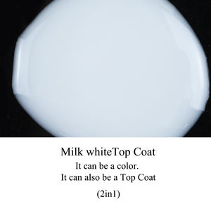 KODIES Vernis à Ongles Gel Blanc Laiteux <span class=keywords><strong>2</strong></span>-en-<span class=keywords><strong>1</strong></span> Résistant aux Rayures Finition Gel UV Personnalisable Logo Label Milk Topcoat avec <span class=keywords><strong>Base</strong></span> <span class=keywords><strong>Coat</strong></span> - Product Image 4