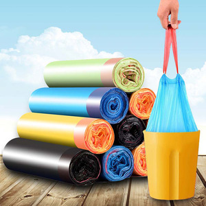 Offre Spéciale de haute qualité pas cher prix HDPE usine <span class=keywords><strong>cuisine</strong></span> cordon sac poubelle ménage sacs à ordures en plastique - Product Image 6