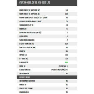 Dispenser di birra mobile a 2 rubinetti CWP 200 - Product Image 6