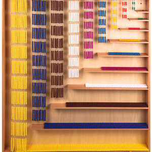 Shine Pep Montessori Wooden <b>Bead</b> Chains and Cubic <b>Beads</b> <b>Set</b> Kids' Math Toys with Frame for Teaching & Learning Model SPW-037SX - Product Image 5