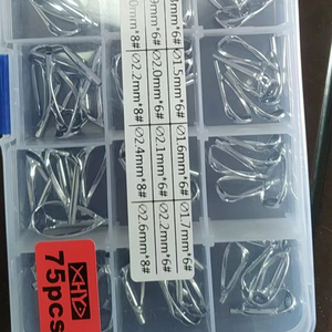Guide de canne à pêche à <span class=keywords><strong>pied</strong></span> unique en céramique pour toutes sortes de cannes à filer et à lancer - Product Image 1