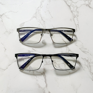 Lunettes de Lecture Flexibles Carrées en Métal <span class=keywords><strong>pour</strong></span> <span class=keywords><strong>Presbytie</strong></span>, Dioptrie -2.50, Fournisseur en Gros, Lunettes Correctrices <span class=keywords><strong>pour</strong></span> Femmes - Product Image 6