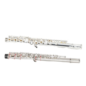 <span class=keywords><strong>Flauta</strong></span> chapada en plata de 17 agujeros, llave C, llave E, agujero abierto, Agujero cerrado, doble uso, instrumento Musical de <span class=keywords><strong>viento</strong></span> profesional, <span class=keywords><strong>flauta</strong></span> para jugadores - Product Image 2